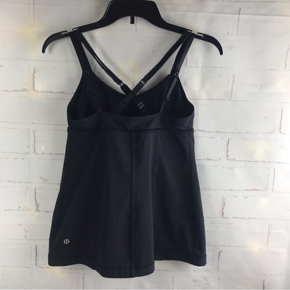 Lululemon: womens black tank top size6
